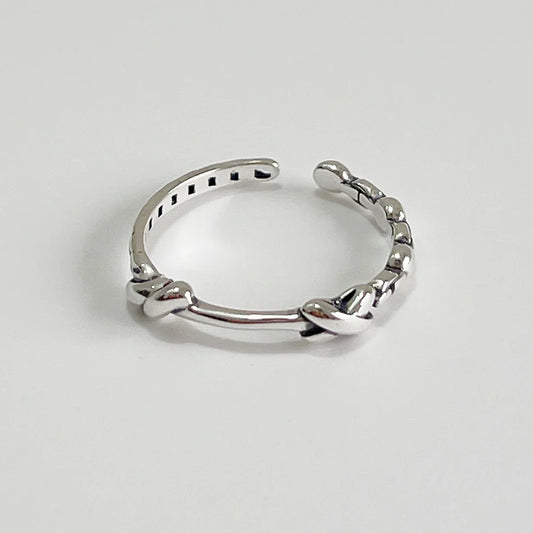 Double Knots Ring | 925 Sterling Silver Jewelry